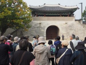 迎秋門:景福宮を占領するため日本軍は最初にこの門から入った。この門であればなかなか中に入れなくとも不思議ではない。